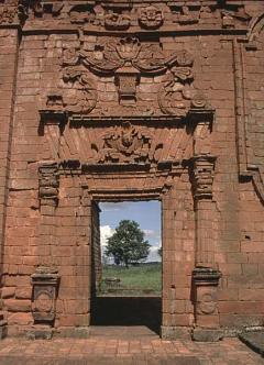 Ruiny misji w Paragwaju