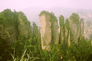 Widok w parku narodowym Wulingyuan