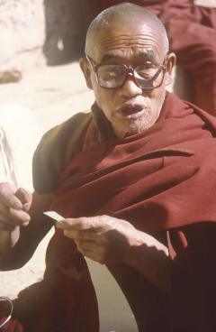 Tybetański mnich w Yunnanie