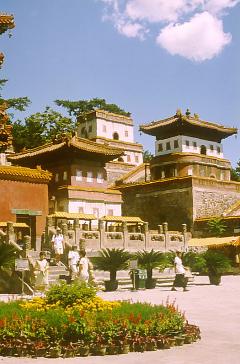 Fragment kompleksu pałacowo-świątynnego w Chengdu