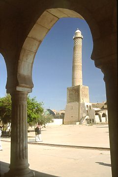 "Krzywy" minaret al-Tuela w Mosulu