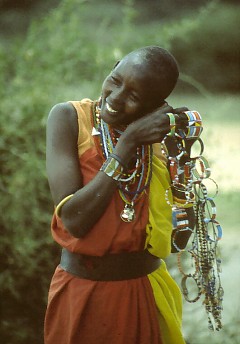 Masajka w rezerwacie Masai Mara