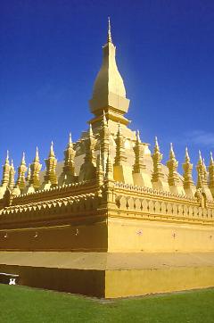 Stupa Pha That Luang w Vientian