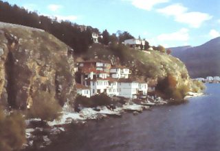 Wieś Kaneo nad Jeziorem  Ohridzkim