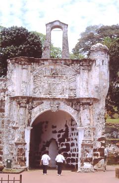 Porta de Santiago - najstarszy zabytek Malakki