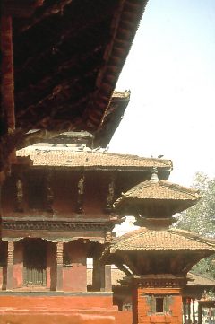 Na Durbar Square w Kathmandu