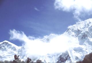 Ośnieżone szczyty Himalajów
