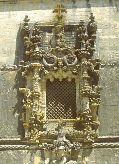 Tomar, okno manuelińskie w klasztorze templariuszy